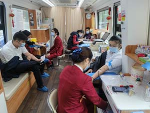 燕兴物业开展志愿献血活动